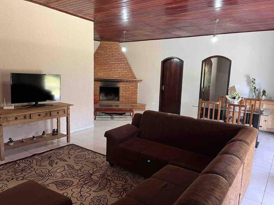 Casa De Campo Com Piscina A 2 Min De Cunha Exterior foto